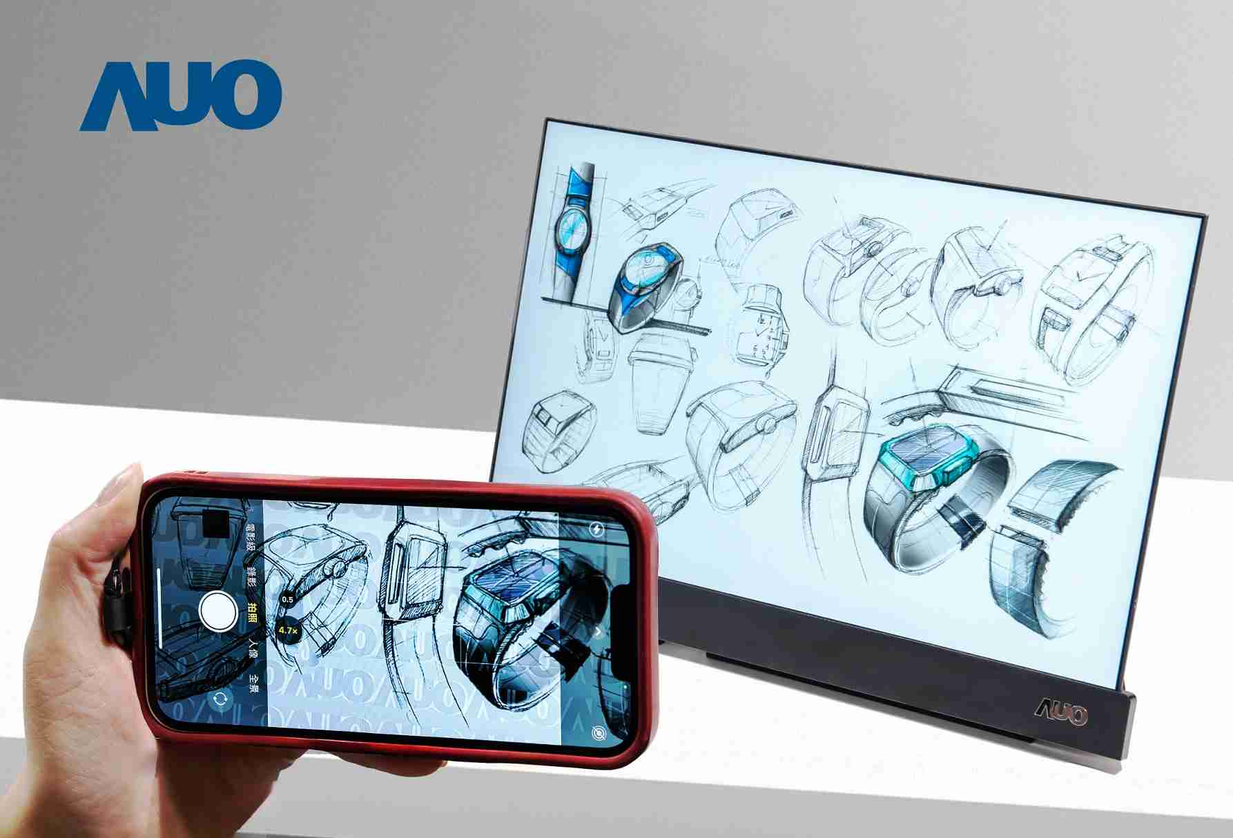 OBPay16吋防窥显示器，，采用人眼无法察觉、、相机拍摄时才显现的隐藏式水印技术，，未来可结合AI镜头侦测周围环境，，，实时开启或关闭水印，，大幅提升在公共场域使用显示器的安全性