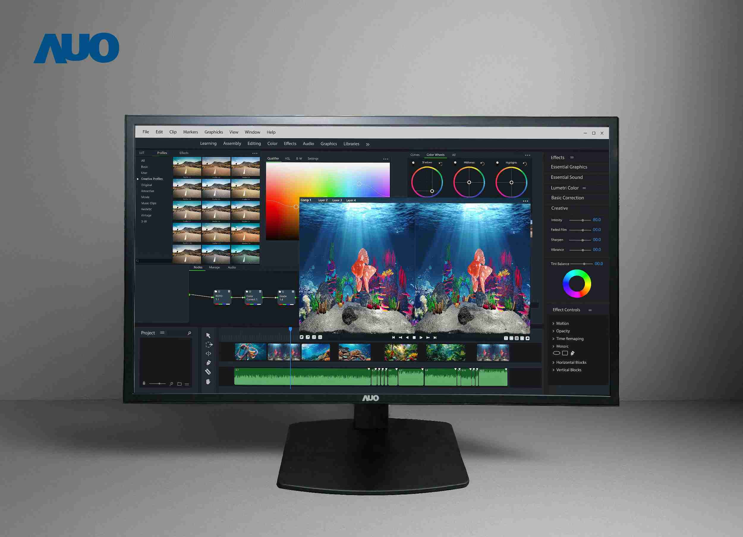 OBPay开发32吋2D/3D专业桌上型显示器，，，拥有8K4K超高分辨率，，，，并以低串扰算法优化3D显示效果，，，，搭载自动眼球追踪功能，，，，能实时调整3D图像，，，，进行实时2D与3D无缝共存窗口，，，，提供图像设计工作者突破二维接口的崭新工作氛围与效率